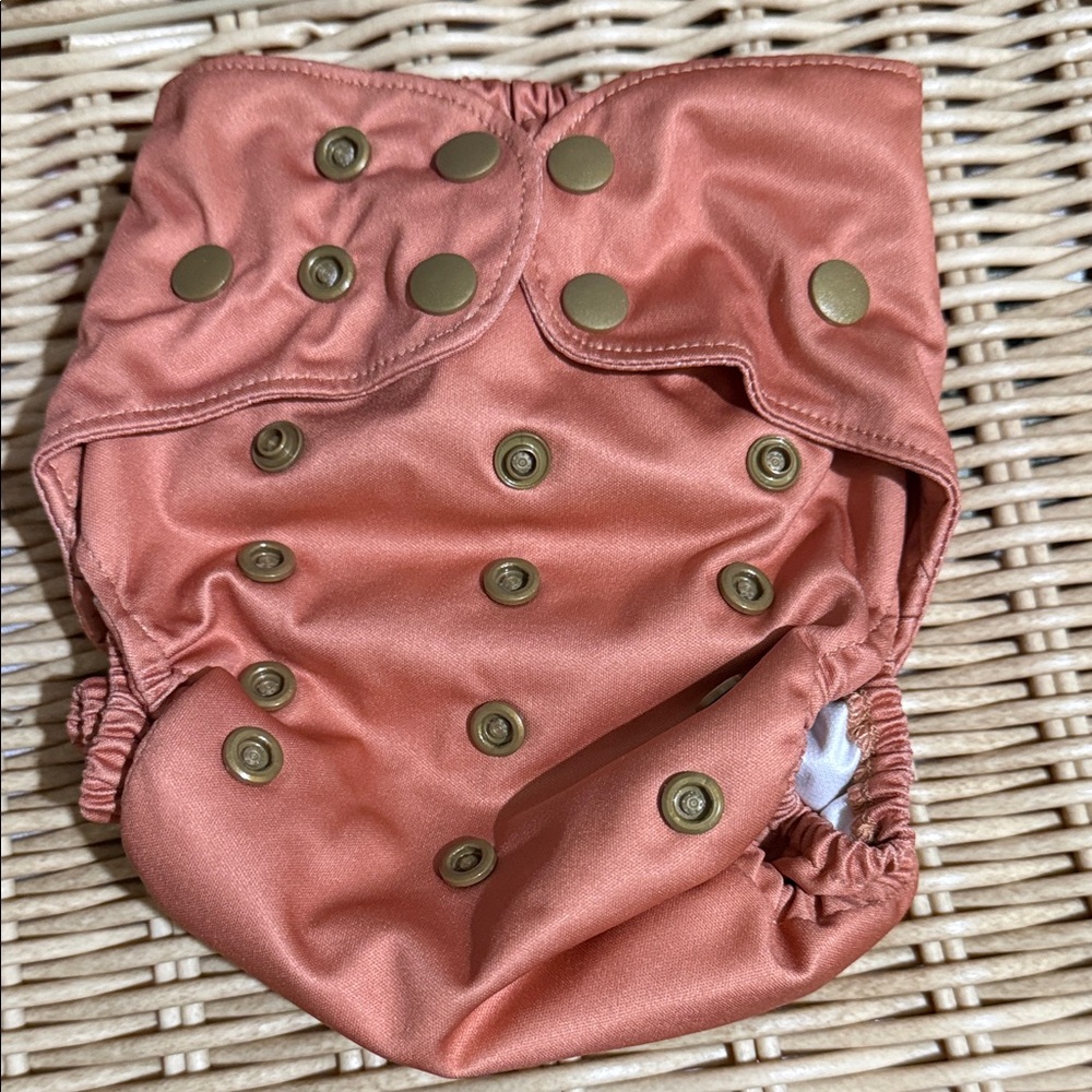 Little One Reusable Baby Diaper Cover- Rust
